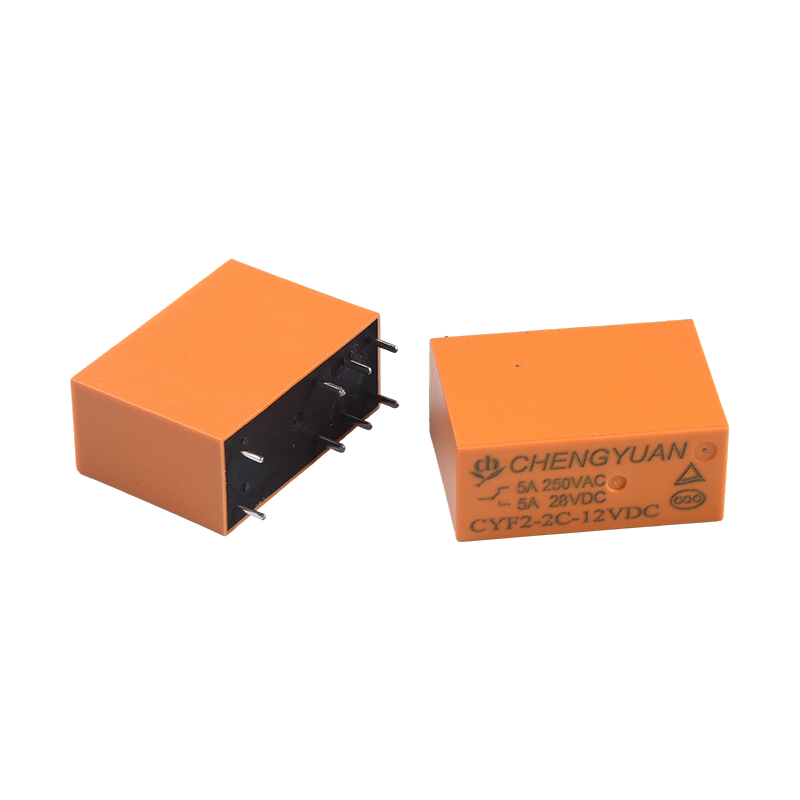 CYF2 รีเลย์,DPDT รีเลย์,JQX-14F,5A 250VAC รีเลย์,8A รีเลย์,8PIN PCB 0.54W Relay.14F Power รีเลย์