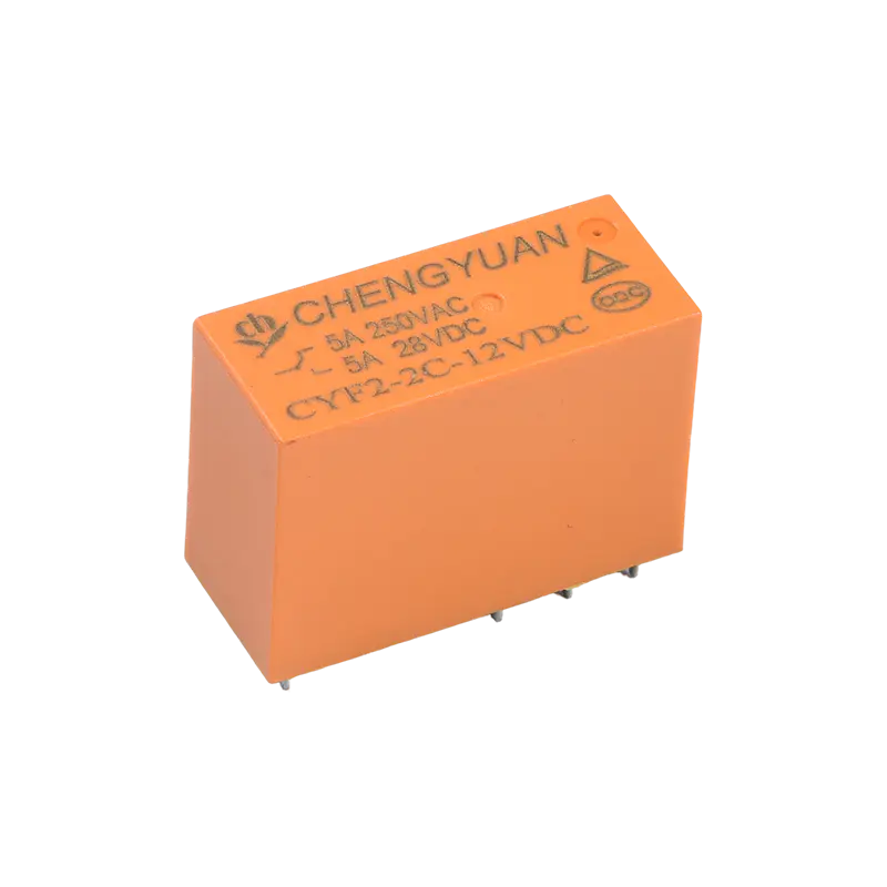 CYF2 รีเลย์,DPDT รีเลย์,JQX-14F,5A 250VAC รีเลย์,8A รีเลย์,8PIN PCB 0.54W Relay.14F Power รีเลย์