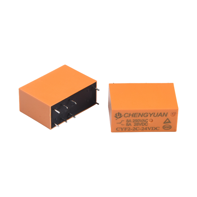 CYF2 รีเลย์,DPDT รีเลย์,JQX-14F,5A 250VAC รีเลย์,8A รีเลย์,8PIN PCB 0.54W Relay.14F Power รีเลย์