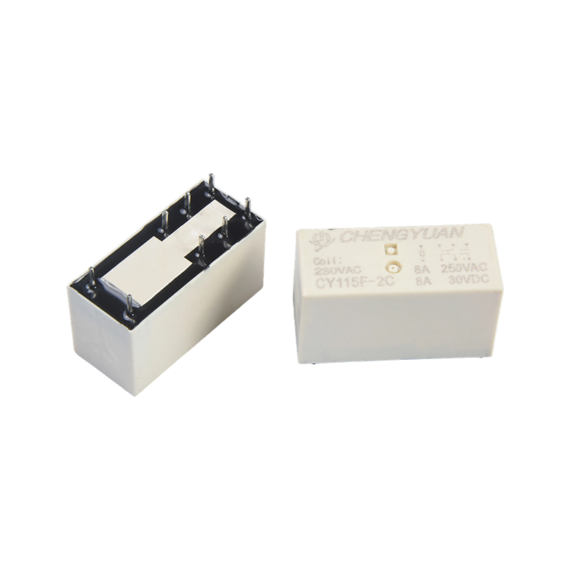 CY115F2 รีเลย์,DPDT PCB รีเลย์,JQX-115F,8A 0.4W 8PIN รีเลย์,PCB 2C Relay.115F Power รีเลย์