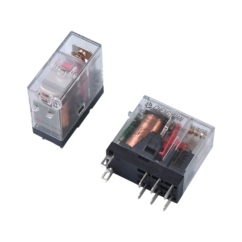 CY14FT-2CL รีเลย์, DPDT รีเลย์, 14F รีเลย์เท้ากว้าง, 8A 5PIN รีเลย์กำลังไฟ