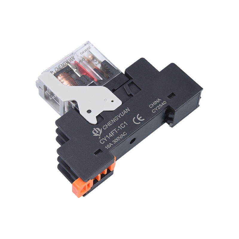 CY14FT-1CL รีเลย์, รีเลย์ SPSP, รีเลย์เท้ากว้าง 14F, รีเลย์กำลังไฟ 12A 5PIN