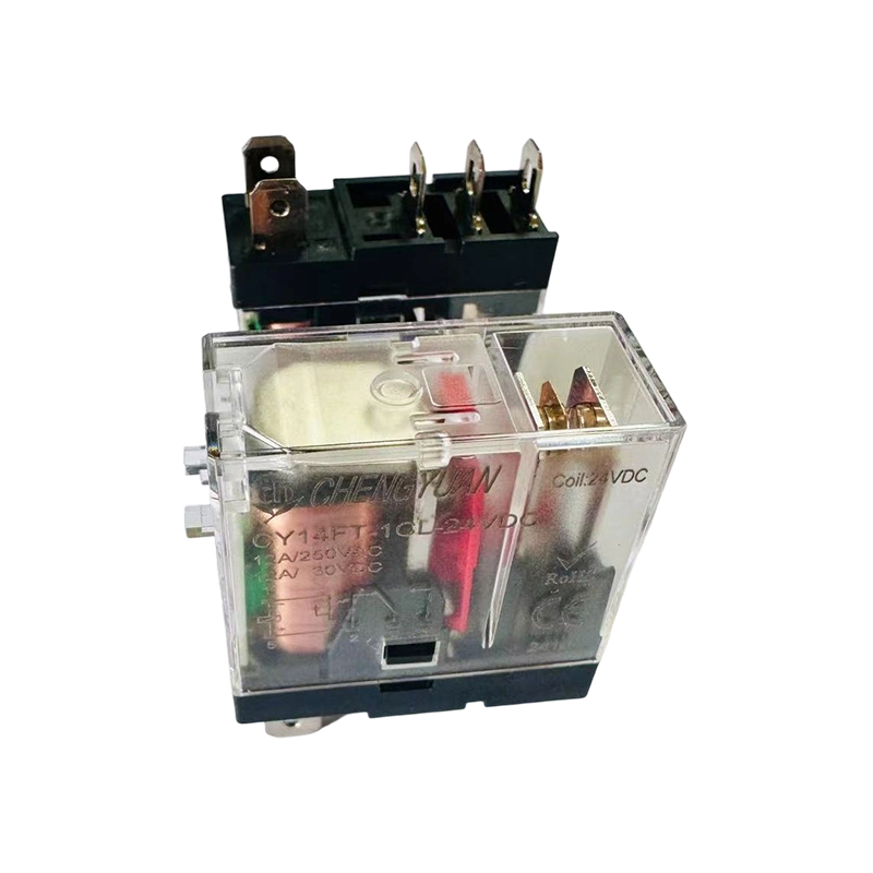CY14FT-1CL รีเลย์, รีเลย์ SPSP, รีเลย์เท้ากว้าง 14F, รีเลย์กำลังไฟ 12A 5PIN