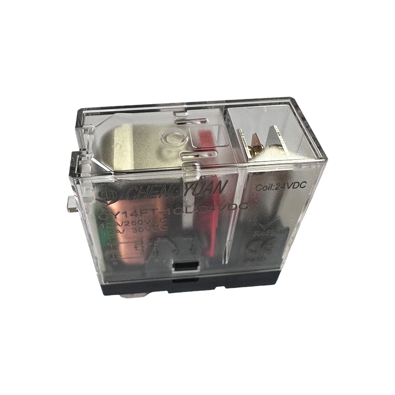 CY14FT-1CL รีเลย์, รีเลย์ SPSP, รีเลย์เท้ากว้าง 14F, รีเลย์กำลังไฟ 12A 5PIN
