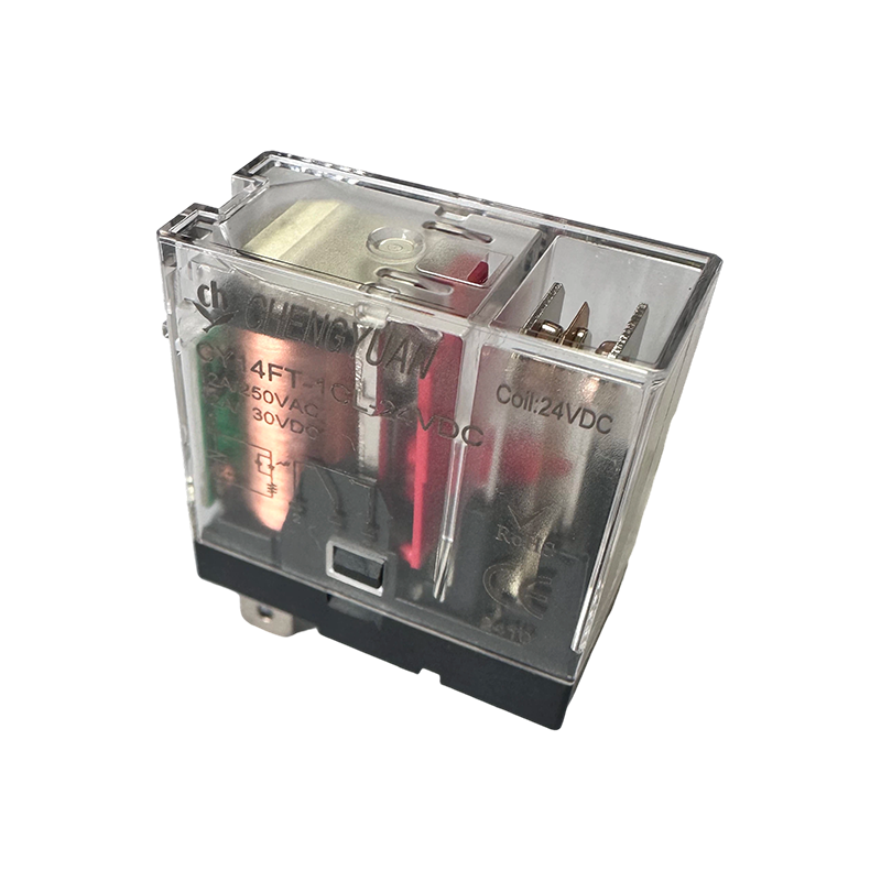 CY14FT-1CL รีเลย์, รีเลย์ SPSP, รีเลย์เท้ากว้าง 14F, รีเลย์กำลังไฟ 12A 5PIN