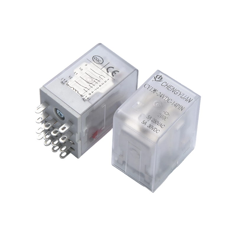 CY13F รีเลย์,รีเลย์กำลังไฟ 4PDT,JQX-13F,รีเลย์กำลังอุตสาหกรรม,4PDT/4Z,MY4 LY4.14PIN